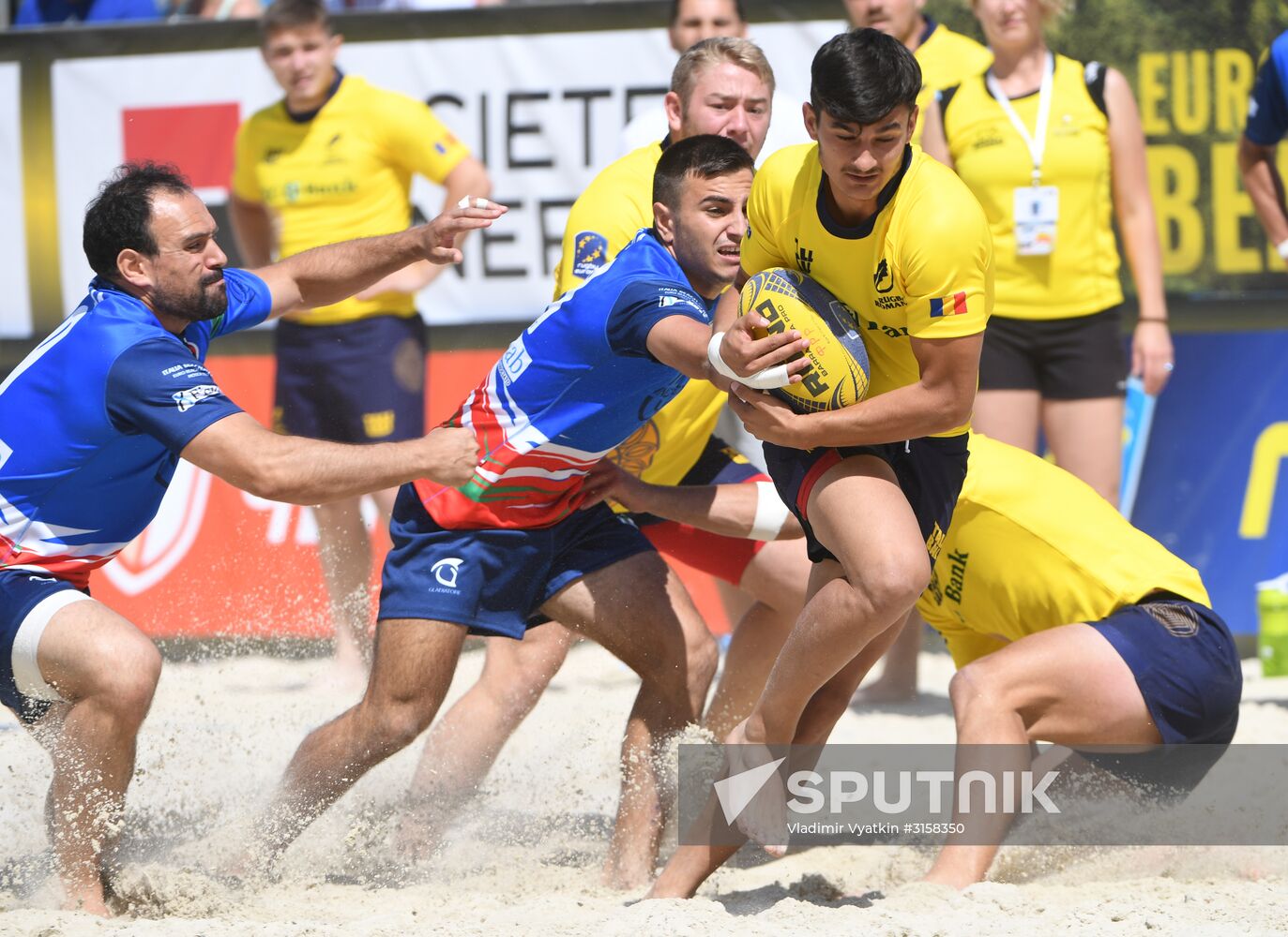 European Beach Fives Rugby Championship. Day Two