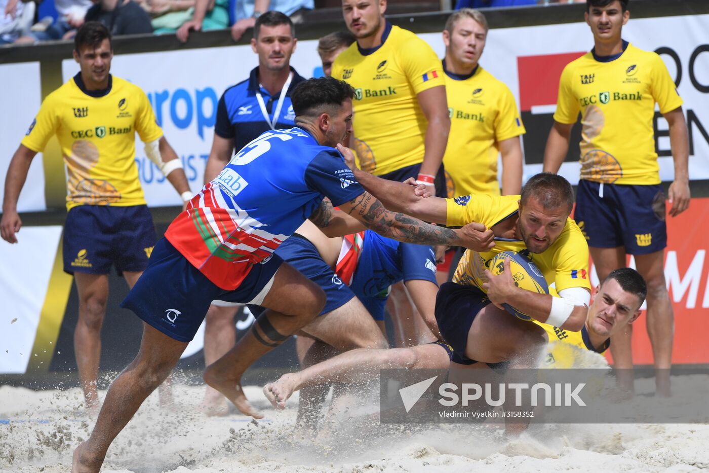European Beach Fives Rugby Championship. Day Two