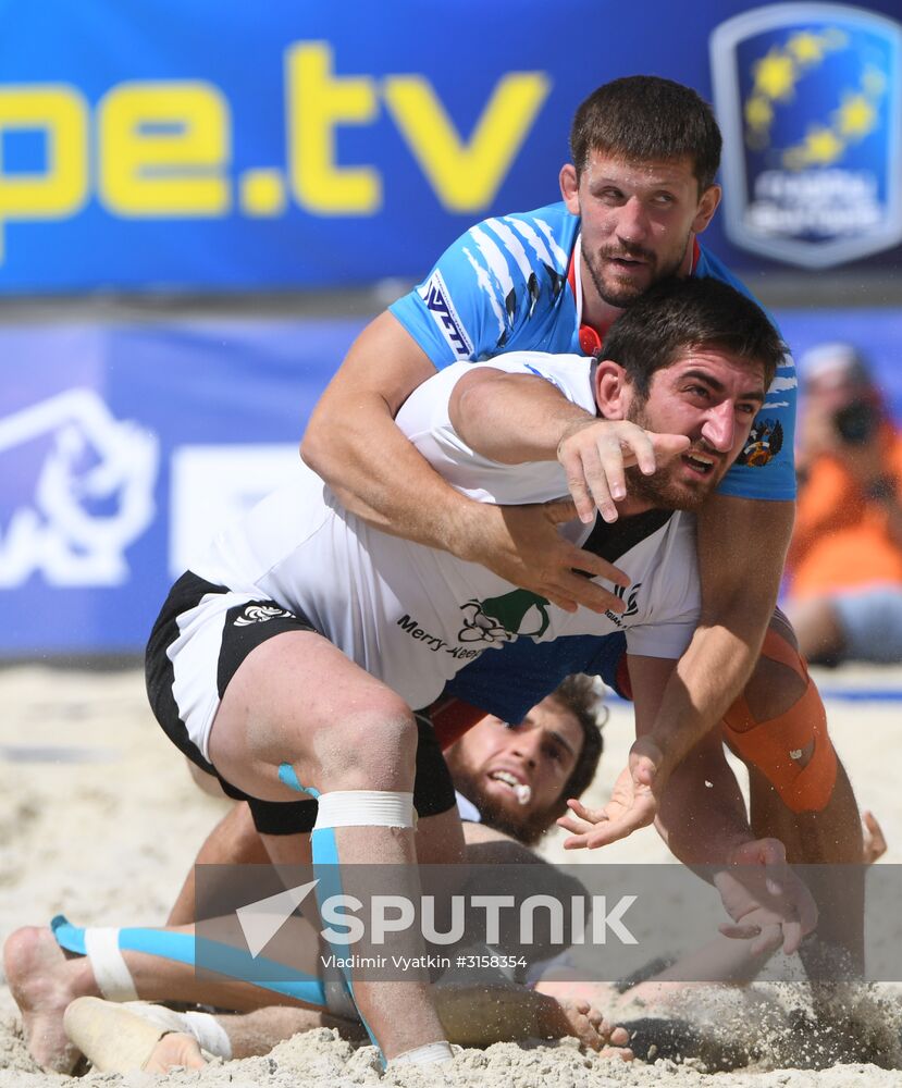 European Beach Fives Rugby Championship. Day Two