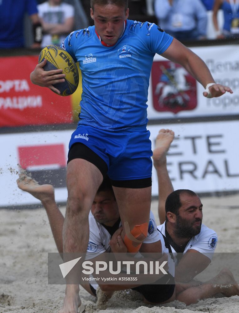 European Beach Fives Rugby Championship. Day Two
