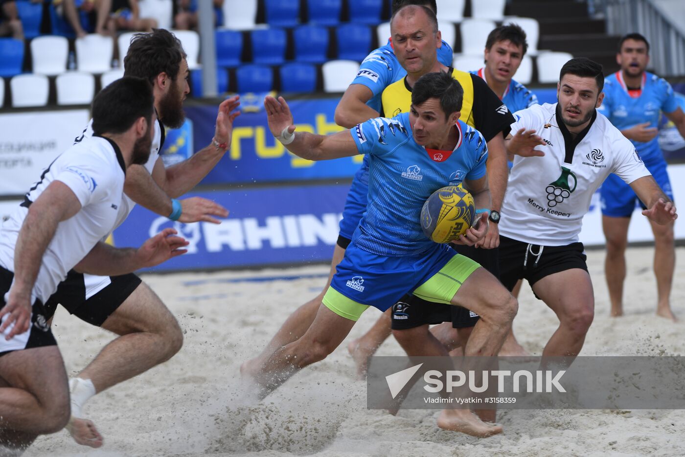 European Beach Fives Rugby Championship. Day Two
