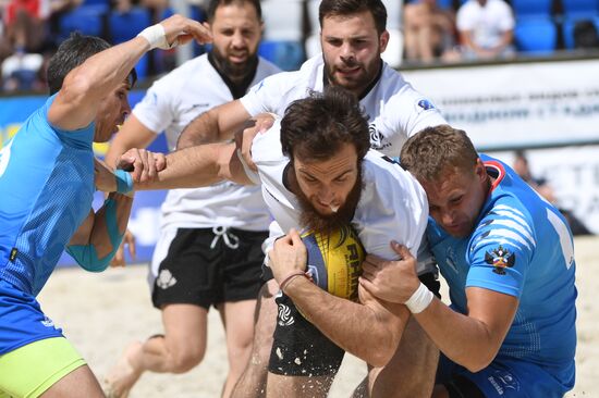 European Beach Fives Rugby Championship. Day Two