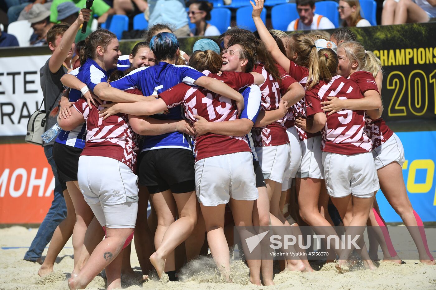 European Beach Fives Rugby Championship. Day Two