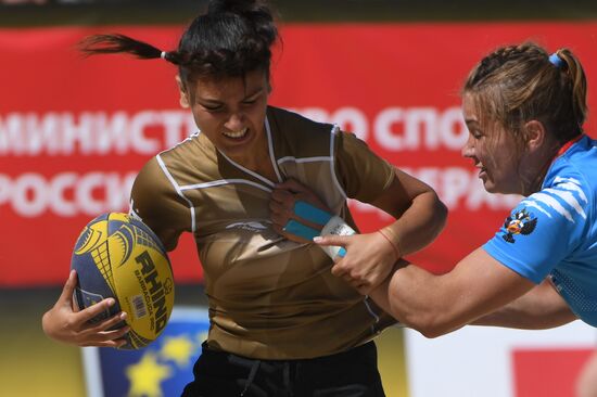 European Beach Fives Rugby Championship. Day Two