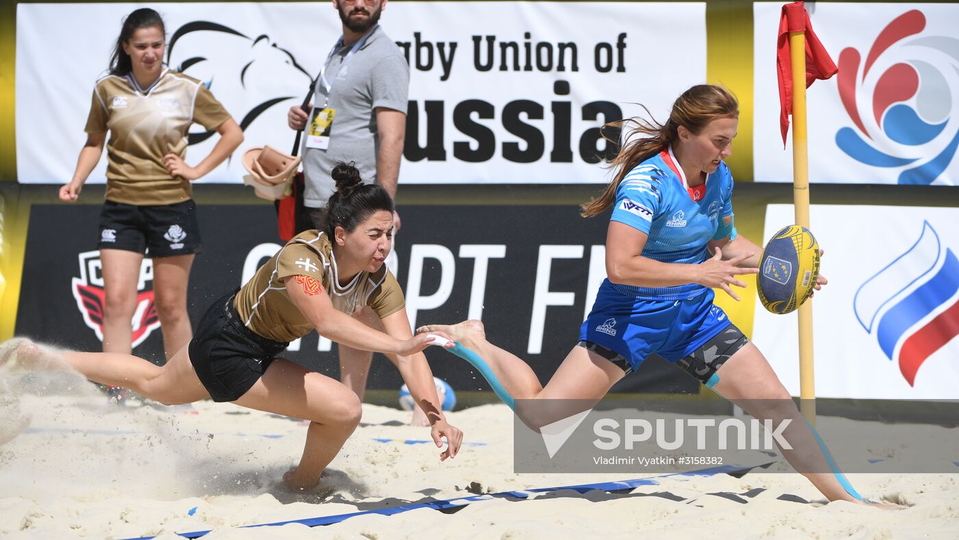European Beach Fives Rugby Championship. Day Two