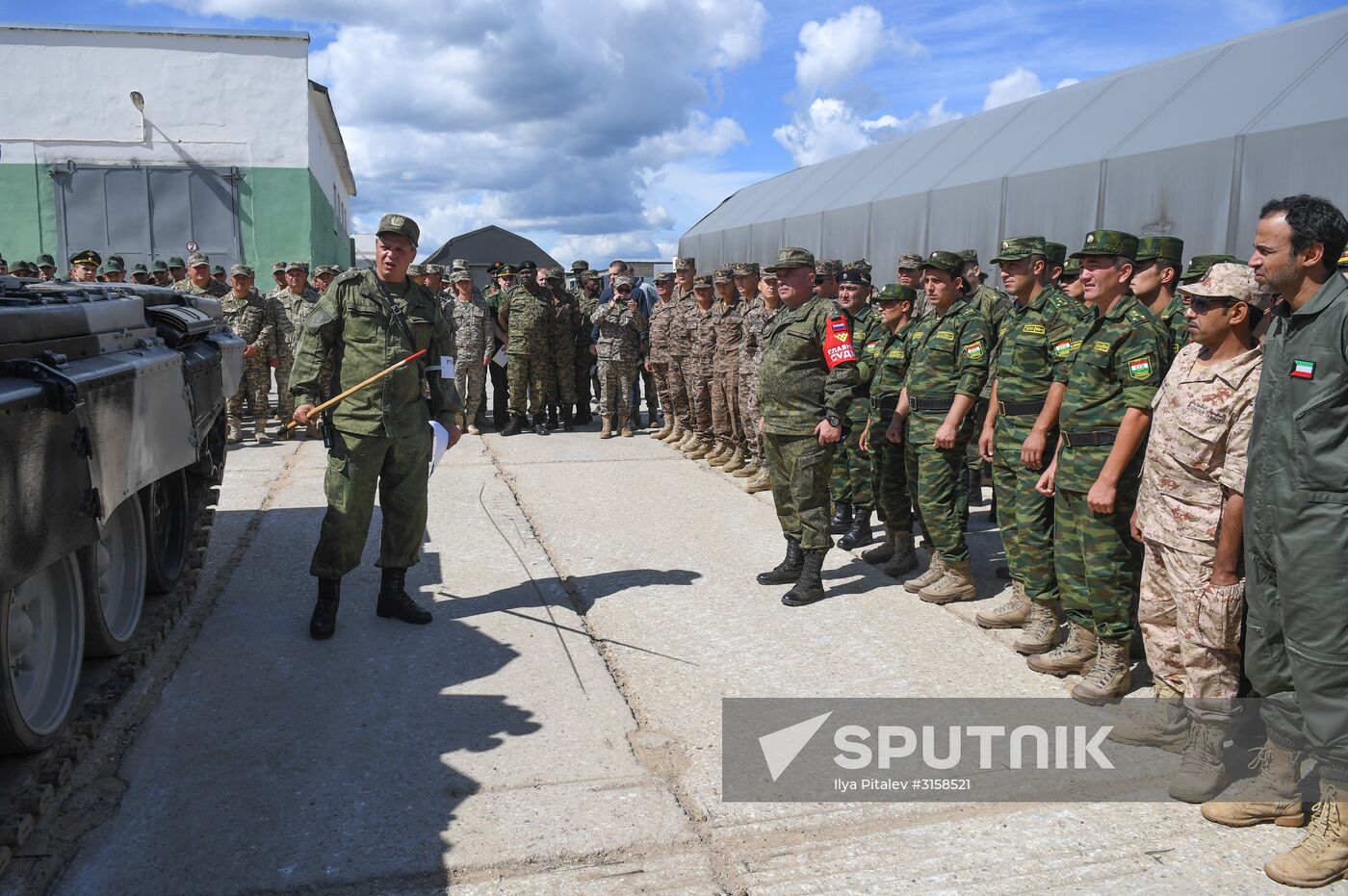 Rehearsal of 2017 Tank Biathlon