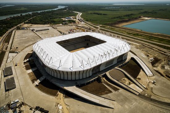 Construction of Rostov Arena