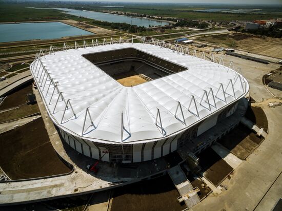 Construction of Rostov Arena