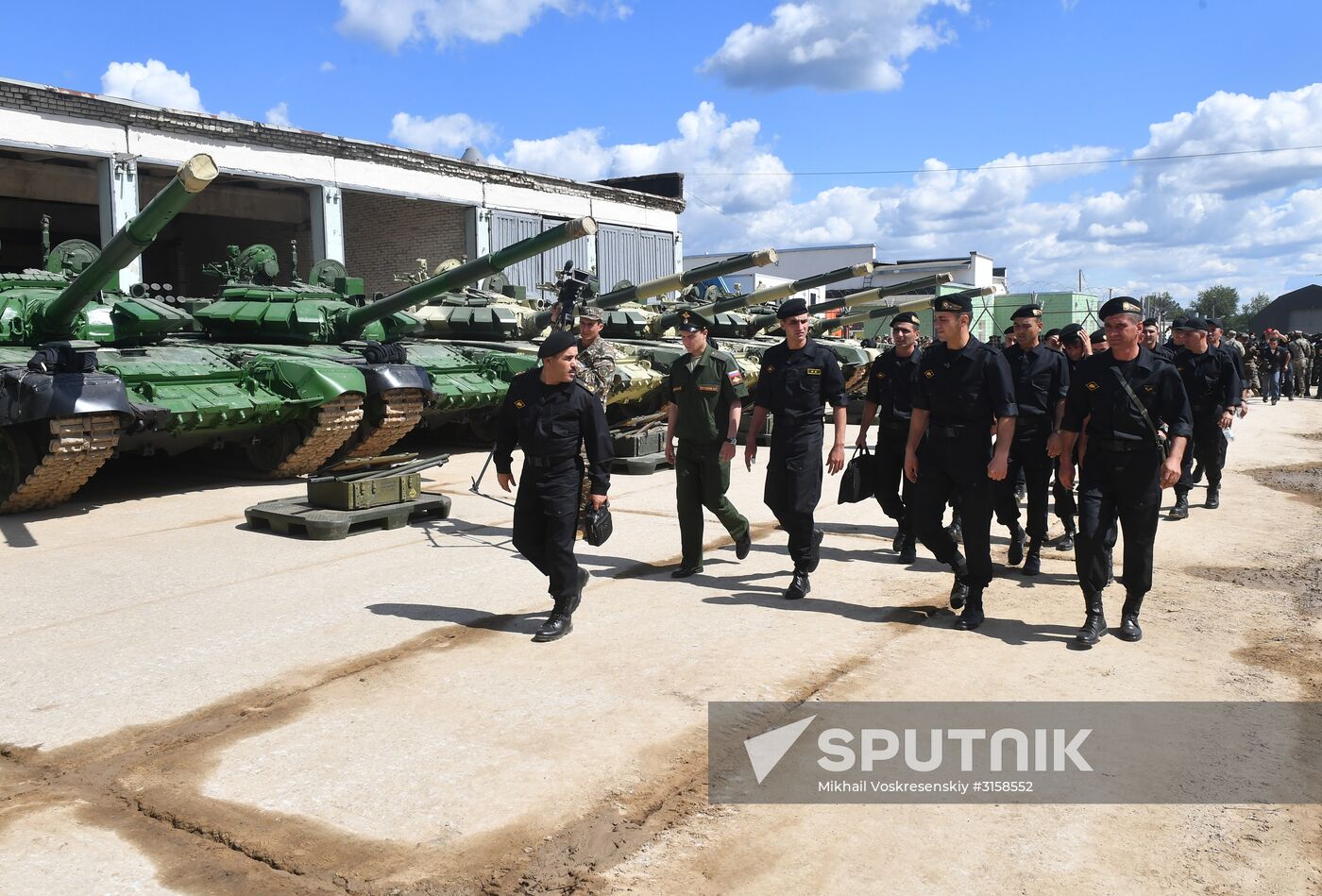 Rehearsal of 2017 Tank Biathlon