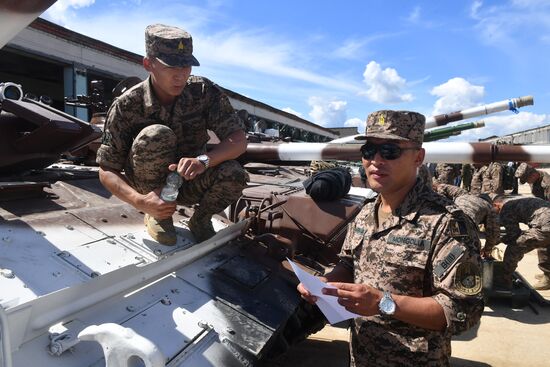 Rehearsal of 2017 Tank Biathlon