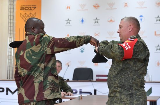 Rehearsal of 2017 Tank Biathlon