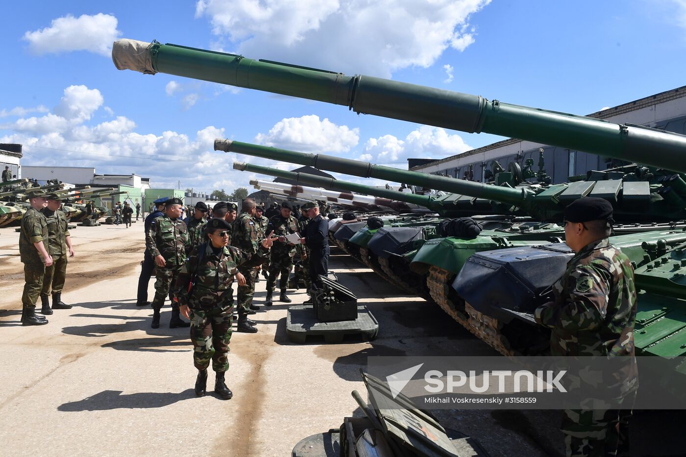 Rehearsal of 2017 Tank Biathlon