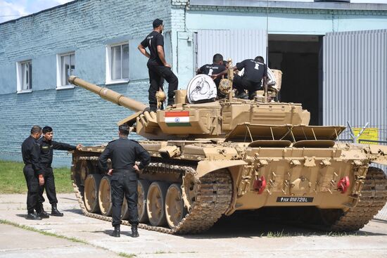 Rehearsal of 2017 Tank Biathlon