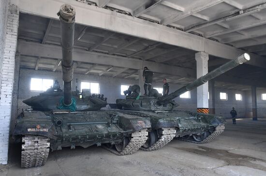 Rehearsal of 2017 Tank Biathlon