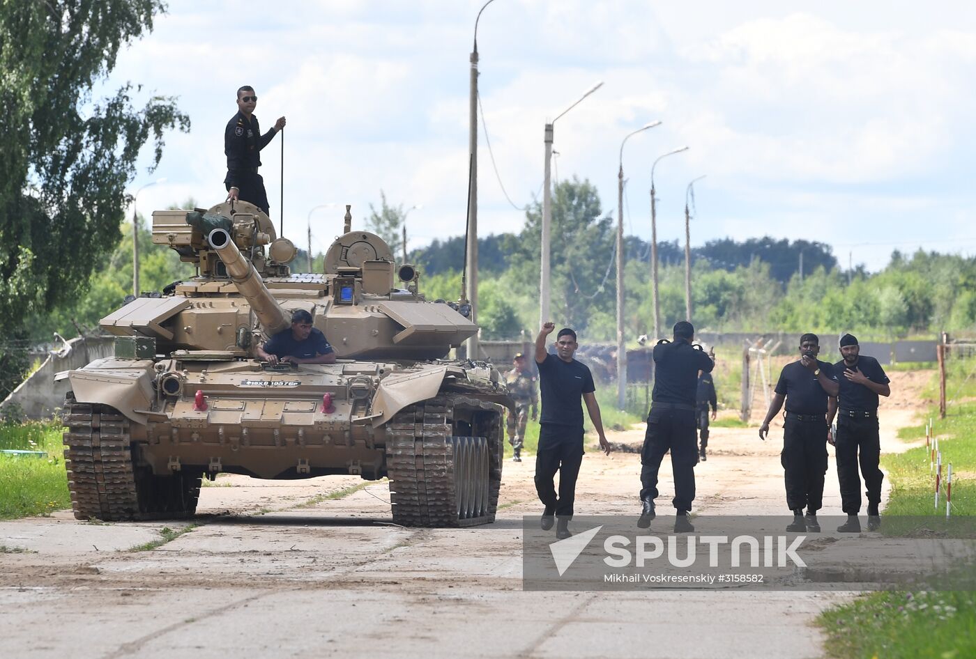 Rehearsal of 2017 Tank Biathlon