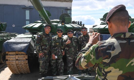 Rehearsal of 2017 Tank Biathlon