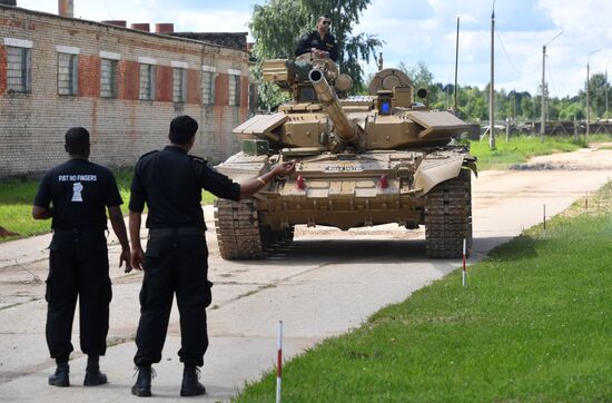 Rehearsal of 2017 Tank Biathlon