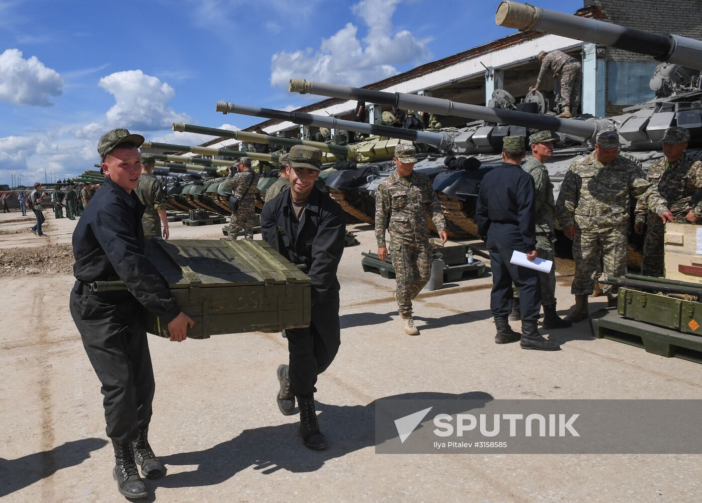 Rehearsal of 2017 Tank Biathlon