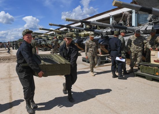 Rehearsal of 2017 Tank Biathlon