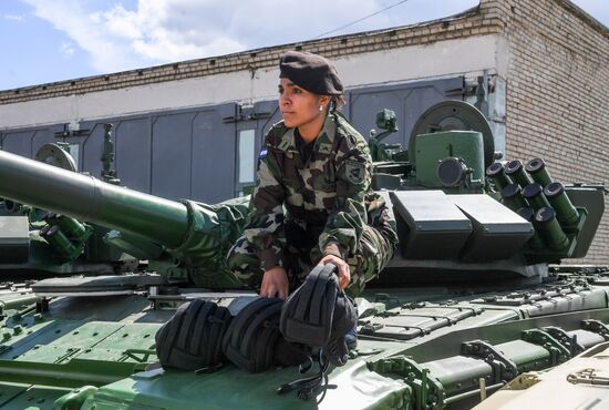 Rehearsal of 2017 Tank Biathlon