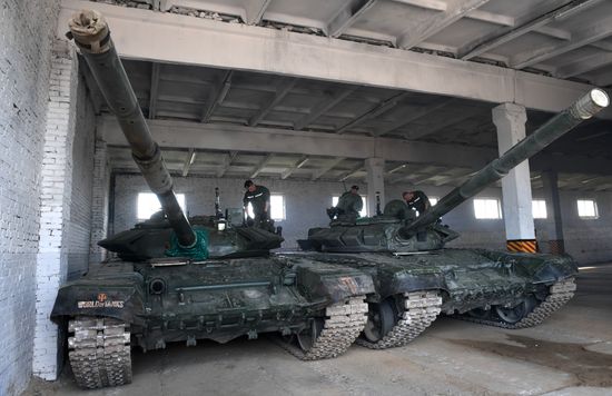 Rehearsal of 2017 Tank Biathlon
