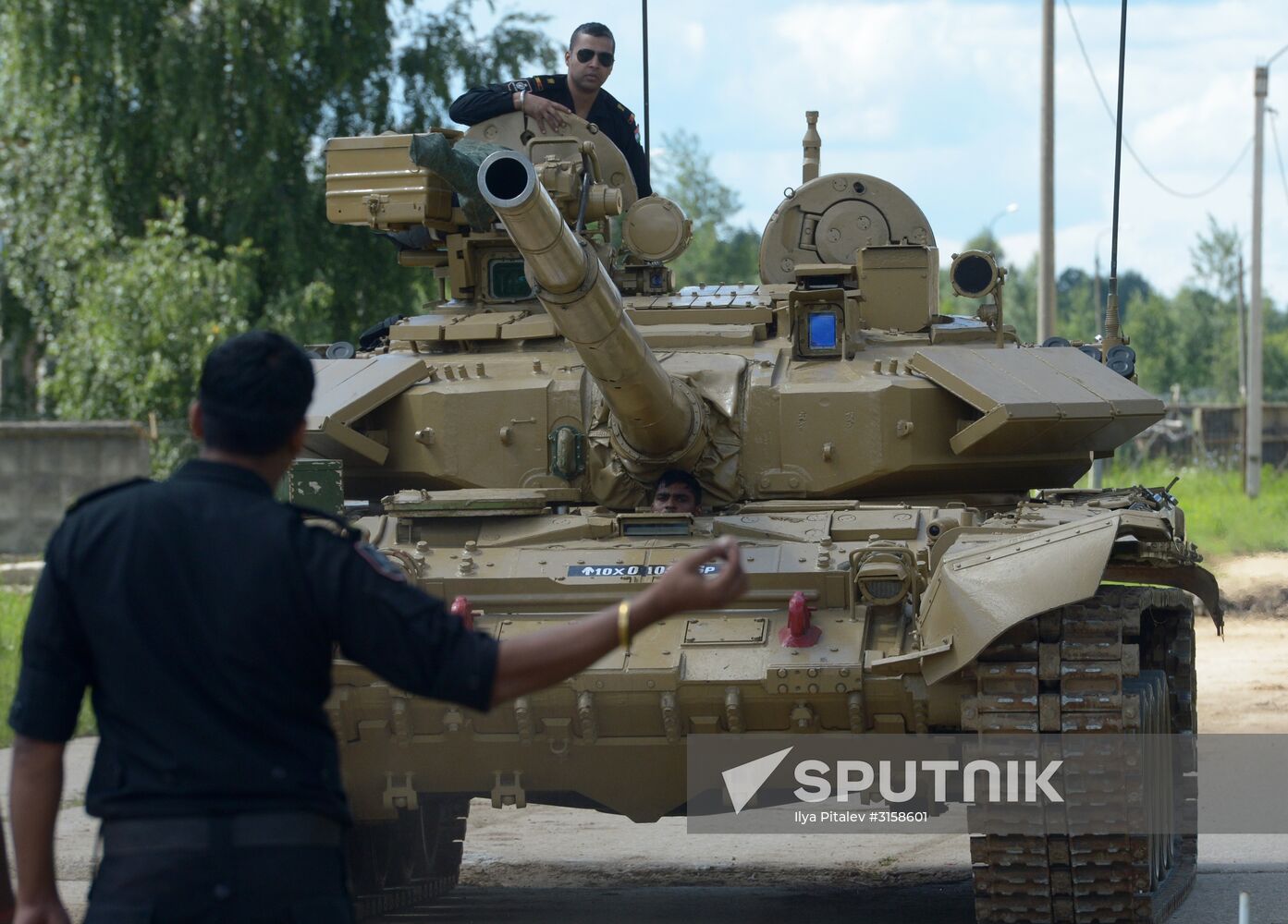 Rehearsal of 2017 Tank Biathlon