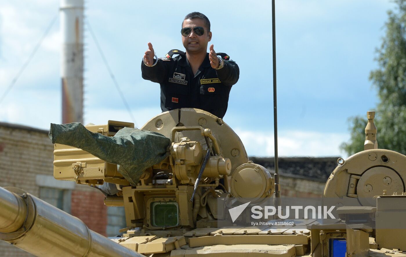 Rehearsal of 2017 Tank Biathlon