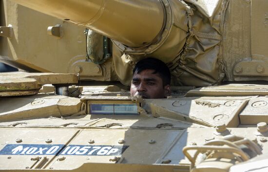 Rehearsal of 2017 Tank Biathlon