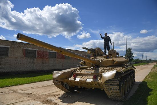 Rehearsal of 2017 Tank Biathlon