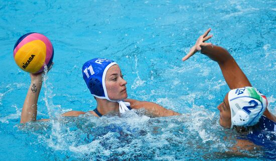 2017 FINA World Championships. Water Polo Tournament. Women. Italy vs. Russia