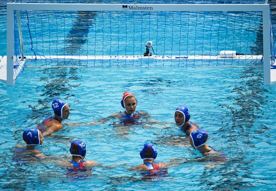 2017 FINA World Championships. Water Polo Tournament. Women. Italy vs. Russia