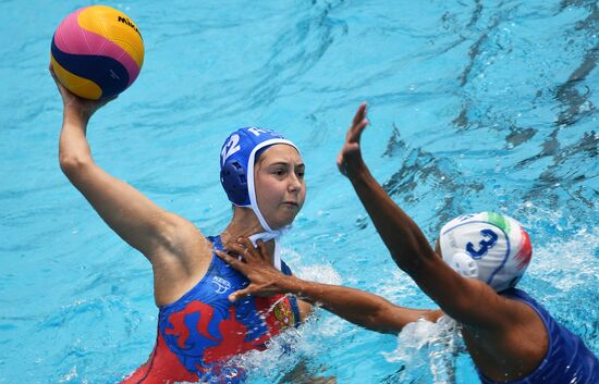 2017 FINA World Championships. Water Polo Tournament. Women. Italy vs. Russia