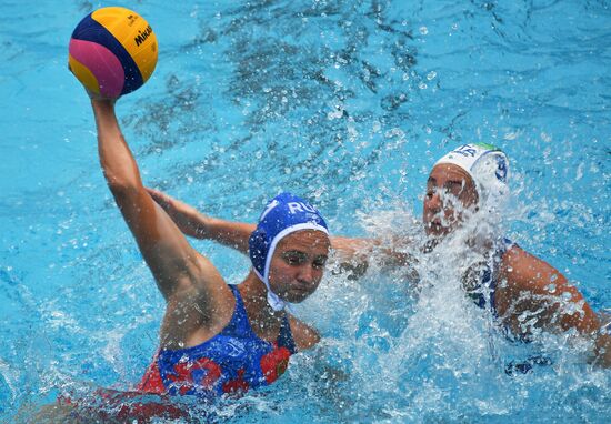 2017 FINA World Championships. Water Polo Tournament. Women. Italy vs. Russia