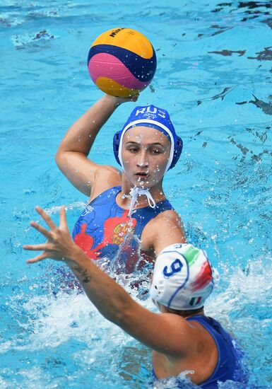 2017 FINA World Championships. Water Polo Tournament. Women. Italy vs. Russia