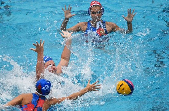 2017 FINA World Championships. Water Polo Tournament. Women. Italy vs. Russia