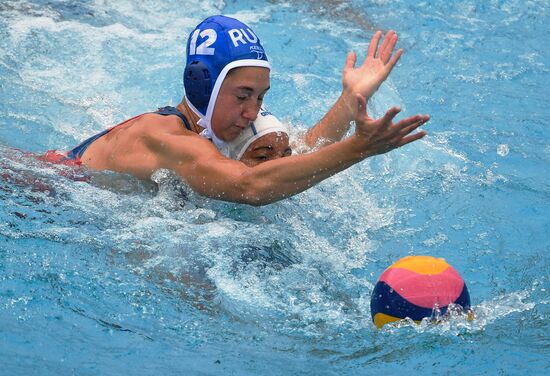 2017 FINA World Championships. Water Polo Tournament. Women. Italy vs. Russia