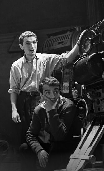 Film director Edmond Keosayan and cameraman Dmitry Korzhikhin