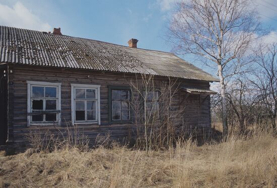 Evacuation area in Mogilyov Region, Belarus