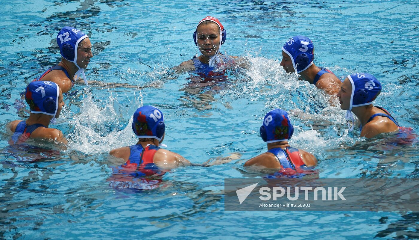 2017 FINA World Championships. Water Polo Tournament. Women. Italy vs. Russia
