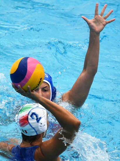 2017 FINA World Championships. Water Polo Tournament. Women. Italy vs. Russia