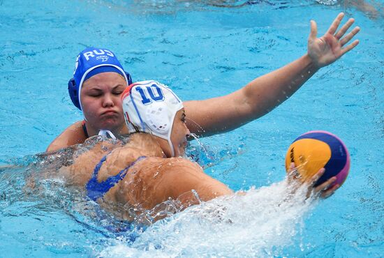 2017 FINA World Championships. Water Polo Tournament. Women. Italy vs. Russia