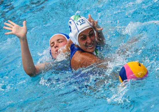 2017 FINA World Championships. Water Polo Tournament. Women. Italy vs. Russia