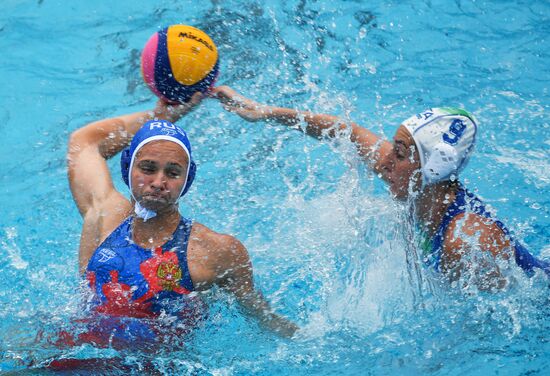 2017 FINA World Championships. Water Polo Tournament. Women. Italy vs. Russia