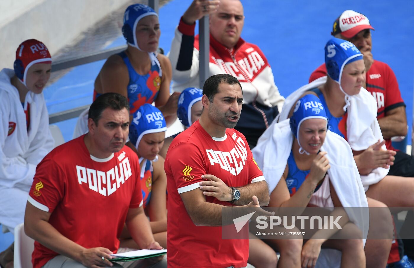 2017 FINA World Championships. Water Polo Tournament. Women. Italy vs. Russia