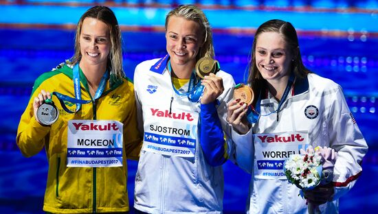 17th FINA World Championships. Swimming. Day two