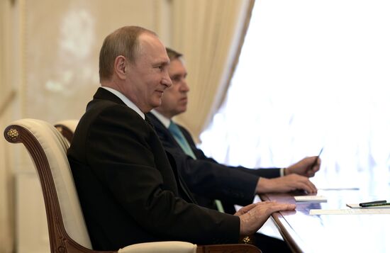 Russian President Vladimir Putin meets with Vice President of Iraq Nouri al-Maliki