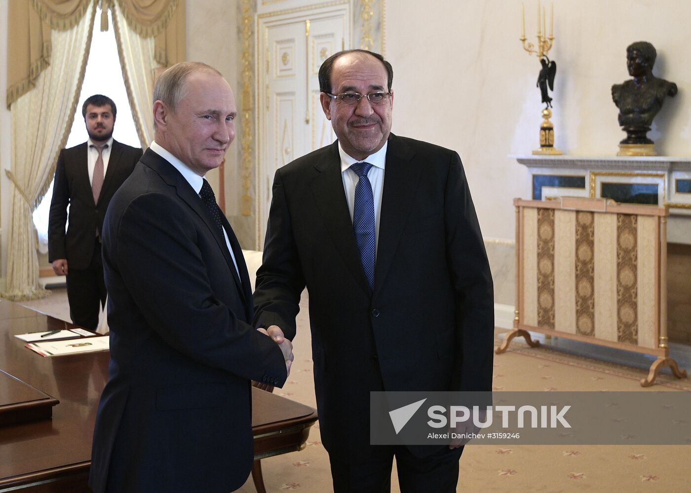 Russian President Vladimir Putin meets with Vice President of Iraq Nouri al-Maliki