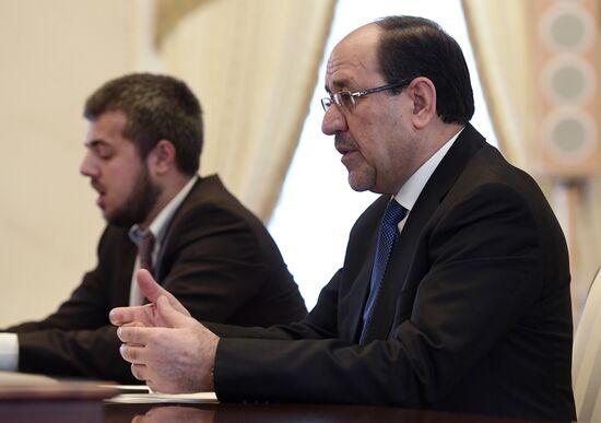 Russian President Vladimir Putin meets with Vice President of Iraq Nouri al-Maliki