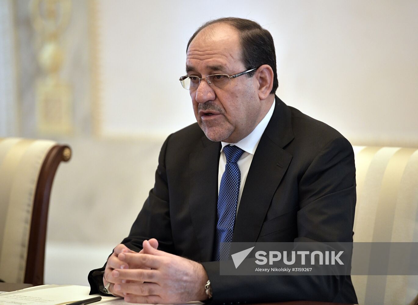 Russian President Vladimir Putin meets with Vice President of Iraq Nouri al-Maliki