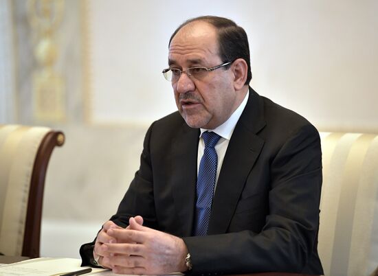 Russian President Vladimir Putin meets with Vice President of Iraq Nouri al-Maliki